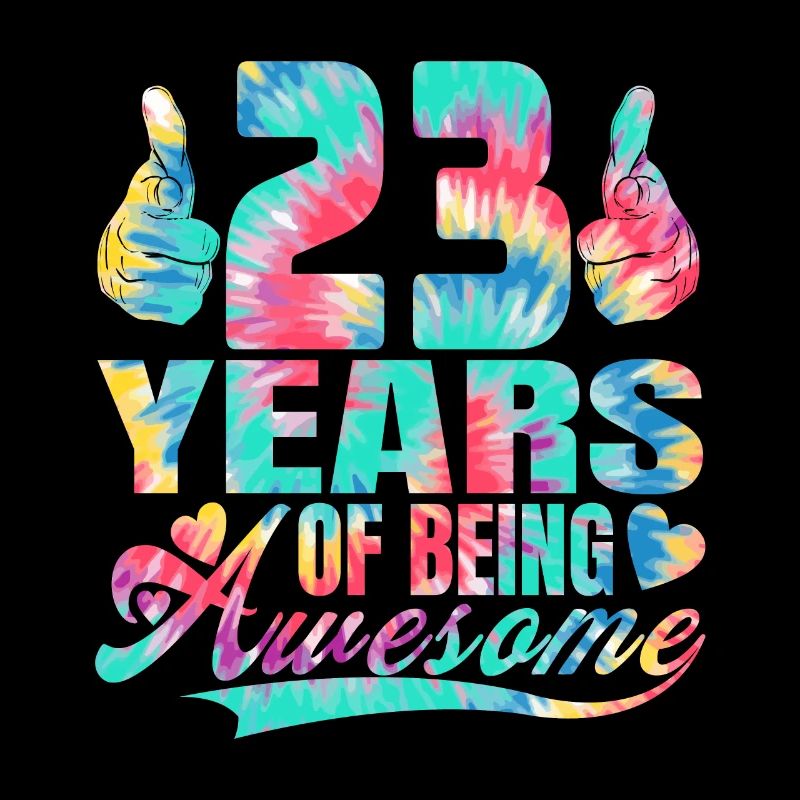 23e anniversaire ou anniversaire 23 ans d’existence