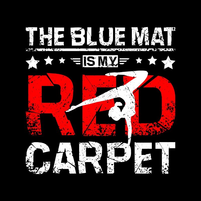 The blue mat is my red carpet gymnastics