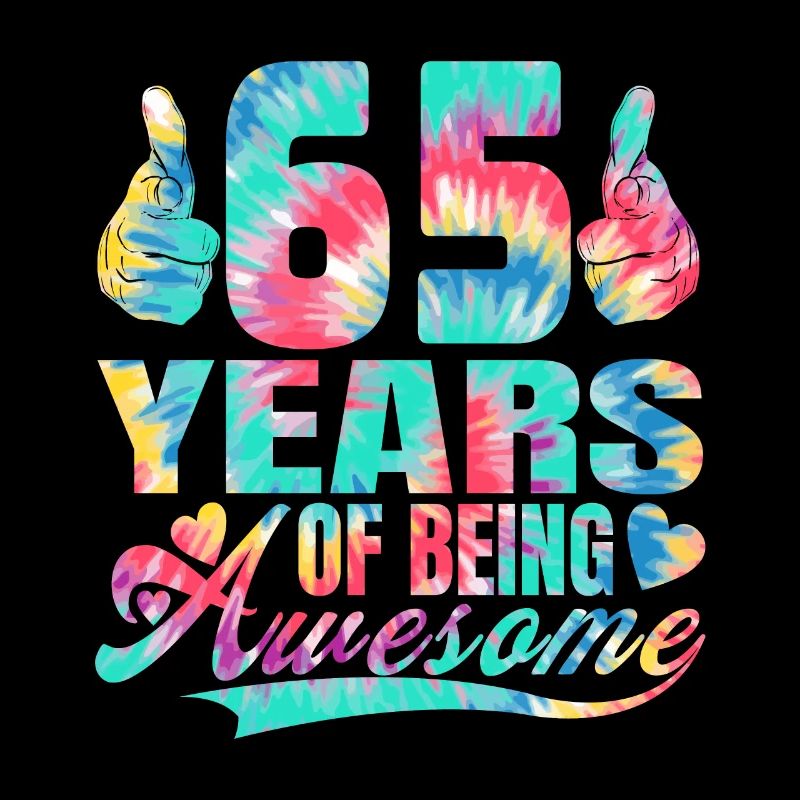 65e anniversaire ou anniversaire 65 ans d’existence