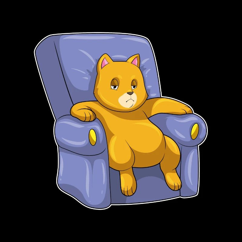 Chat avec canapé