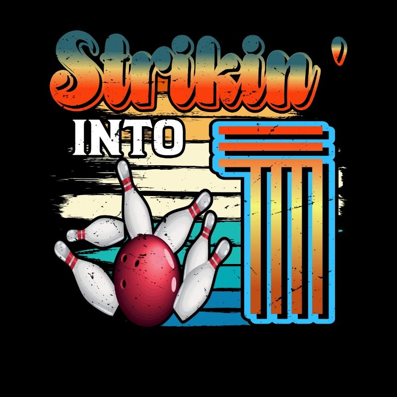Strikin' Into 1 Bowling Bowler 1. Geburtstag
