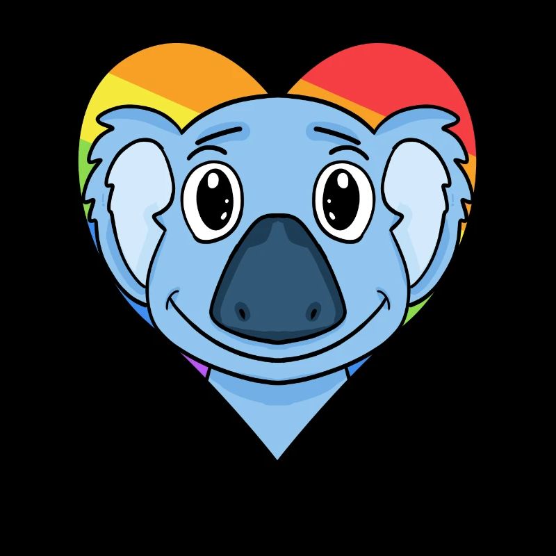 LGBT Tier Koala Regenbogen