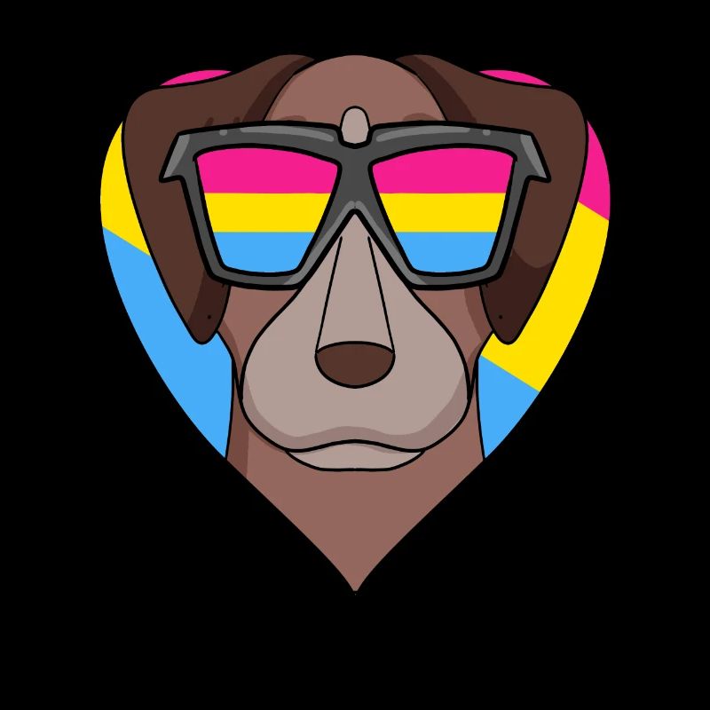 Pansexual Pointer Dog Gift