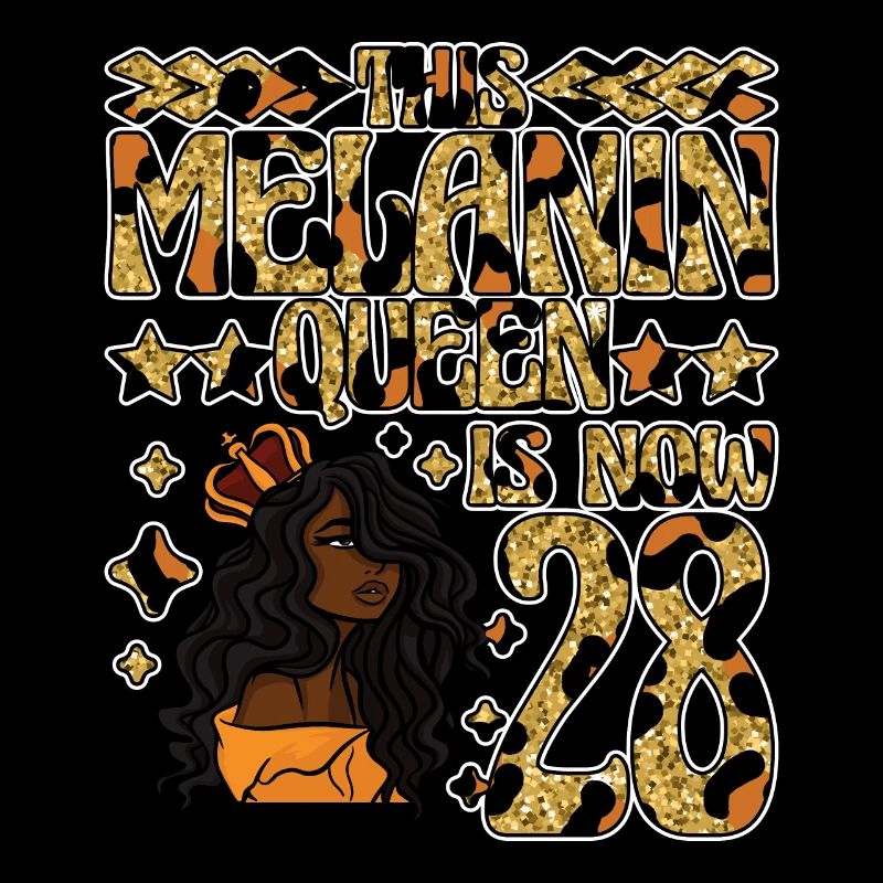 Cette reine de mélanine a maintenant 28 ans noir