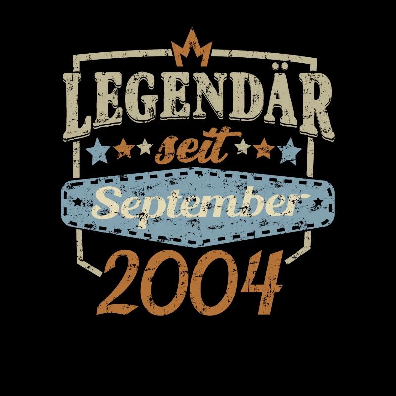 Legendär seit September 2004 Retro Geburtstag 18