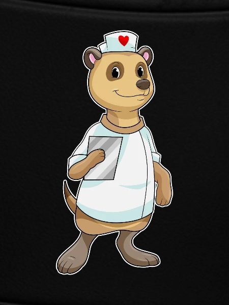 Erdmännchen Krankenschwester Herz