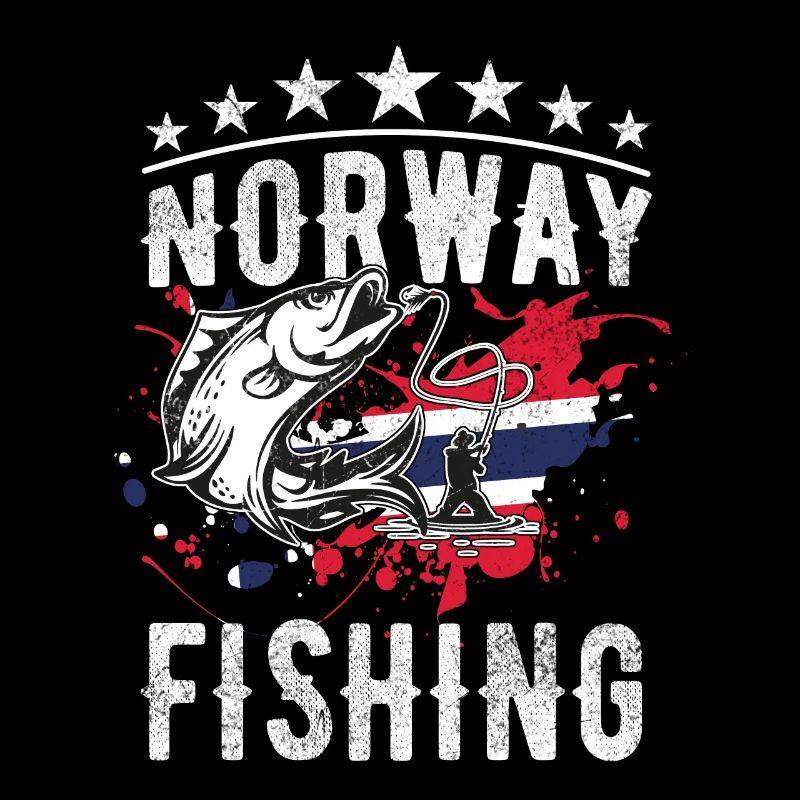 Norvège pêche Norvège Drapeau