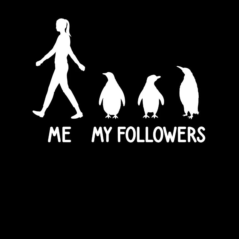 Ich Meine Follower Pinguin Tierpfleger Zoo Vogel