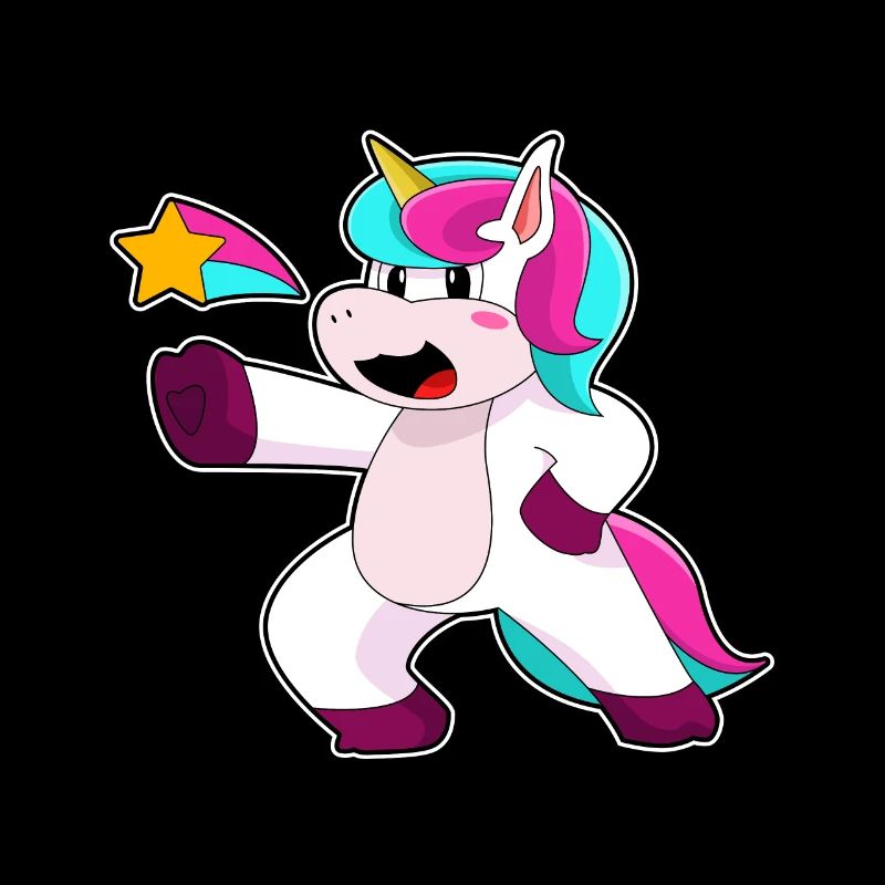 Licorne avec étoile