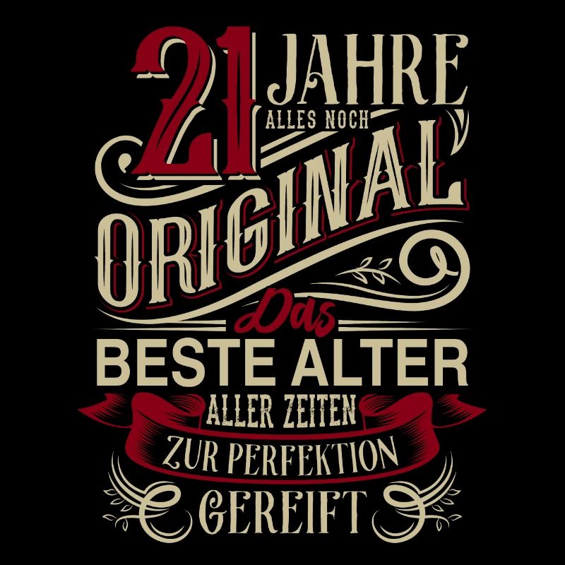 21. Geburtstag Vintage Retro