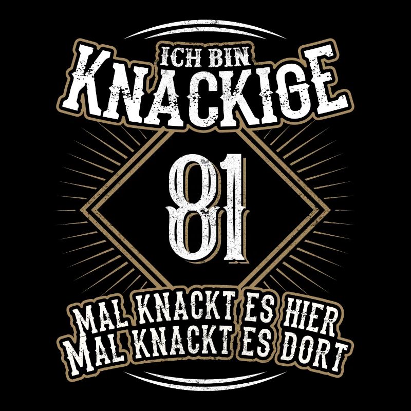 81. Geburtstag Lustig Geschenk