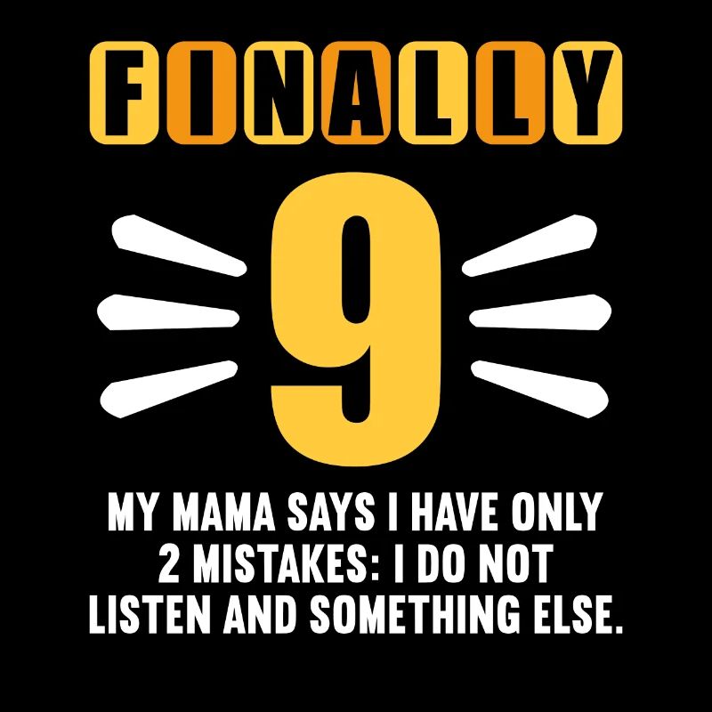 Finally 9 mom says have only 2 mistakes 9th birthday