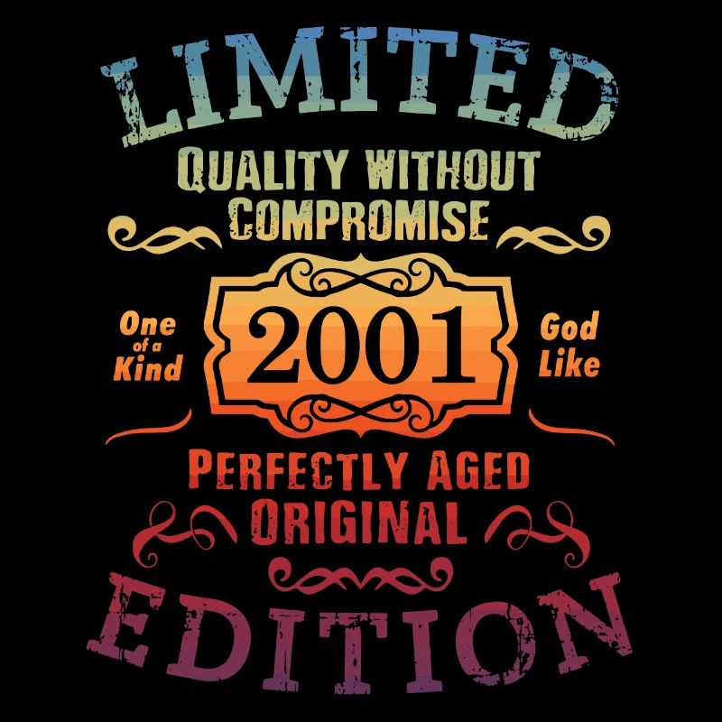 Geburtstag 2001 Limited Edition Geschenk Used Cool