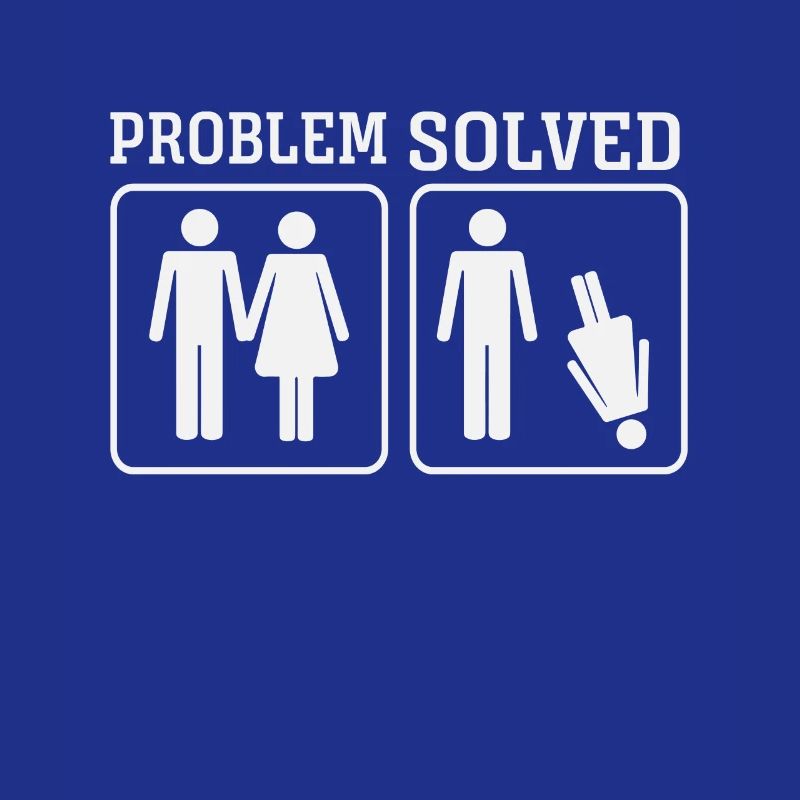 Problem solved: Couple hand in hand