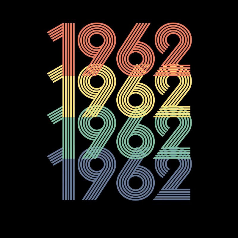 Cool Retro 1962, 60 Years Old, 60th Birthday Gift