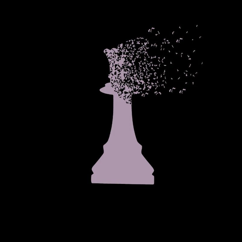 Dispersion du roi roi des échecs