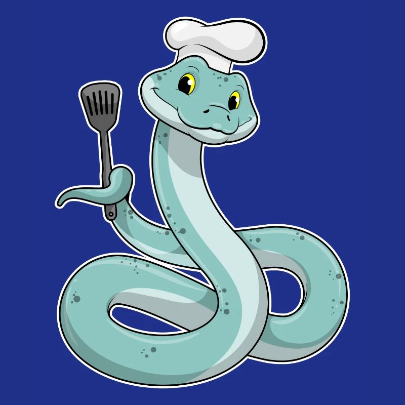 Queue as a chef with a chef's hat