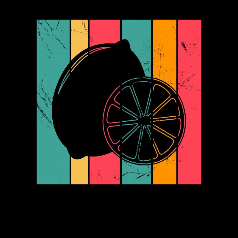 Lemon Fruit Lover Limonade rétro Idée cadeau