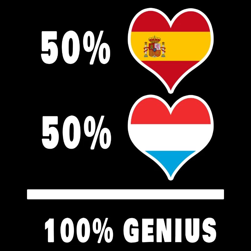 Luxembourg and Spain genius / gift