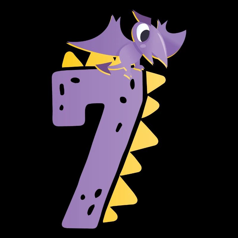 7e anniversaire | | d’anniversaire de dinosaure