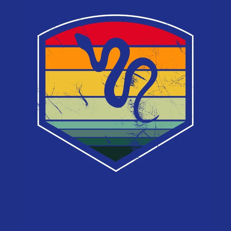 Snake Retro Reptile Python Idée cadeau