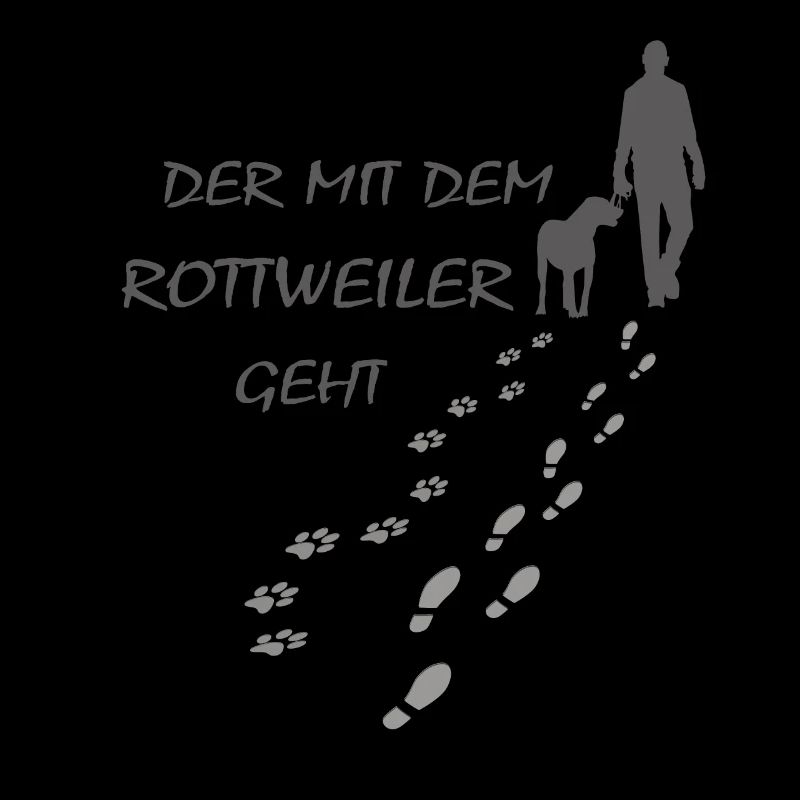 Rottweiler - Der mit dem Rottie geht - Gassi