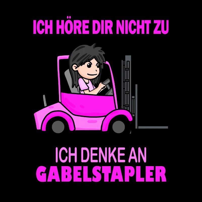 Staplerfahrerin Damen Gabelstapler Stapler