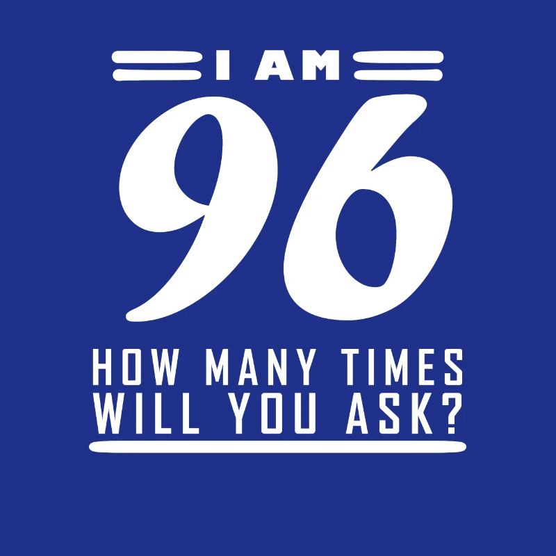 I am 96 – 96th birthday gift