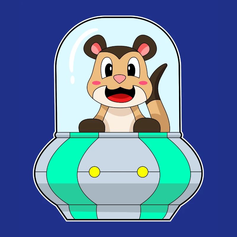 Suricates avec bateau