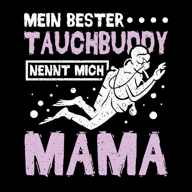 Mein bester tauchbuddy nennt mich Mama