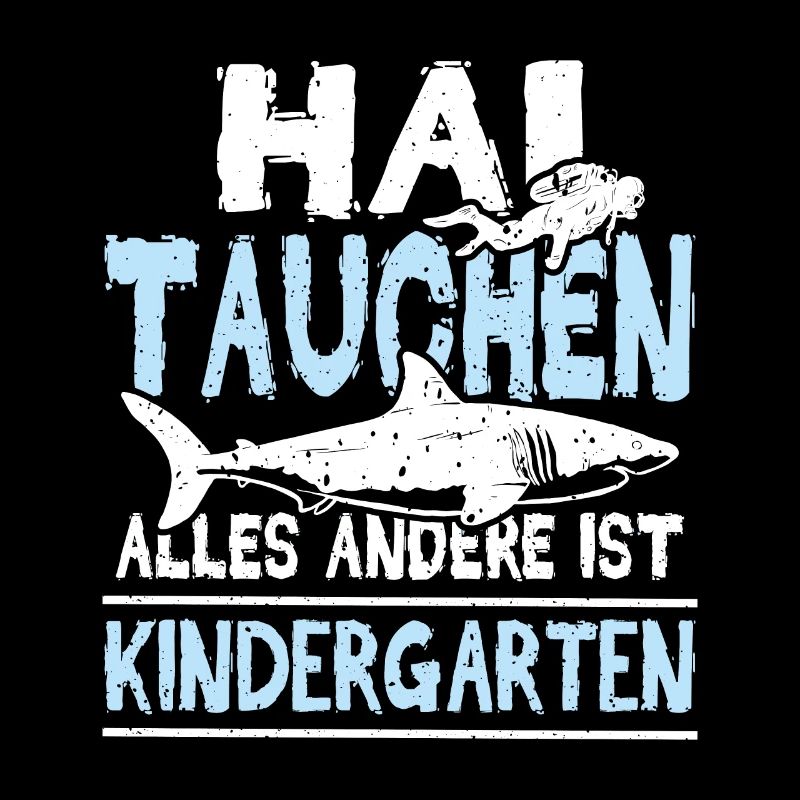 Hai tauchen im Meer