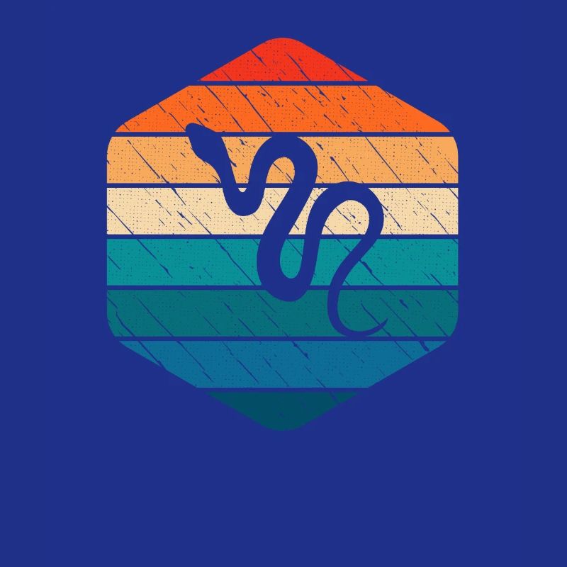 Snake Retro Reptile Python Gift idea