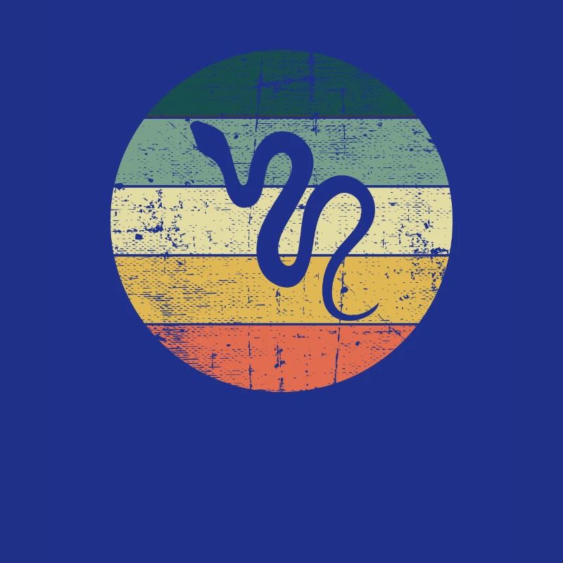 Snake Retro Reptile Python Idée cadeau