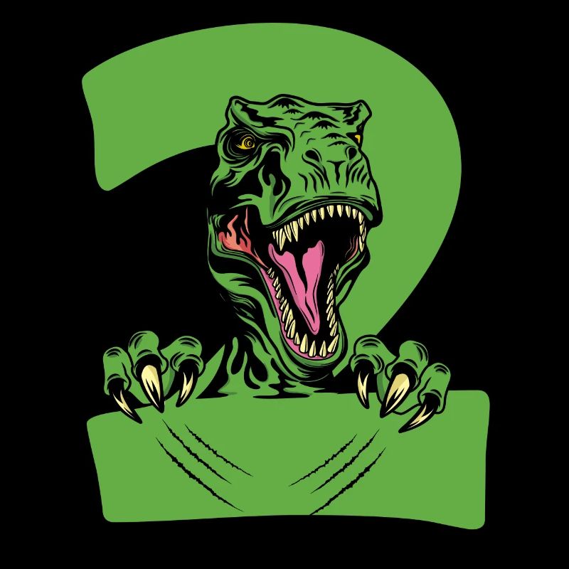 Kinder 2. Geburtstag 2 Jahre Dino Dinosaurier