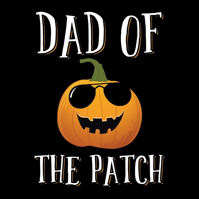 Papa The Patch Funny Halloween Dad Pumpkin