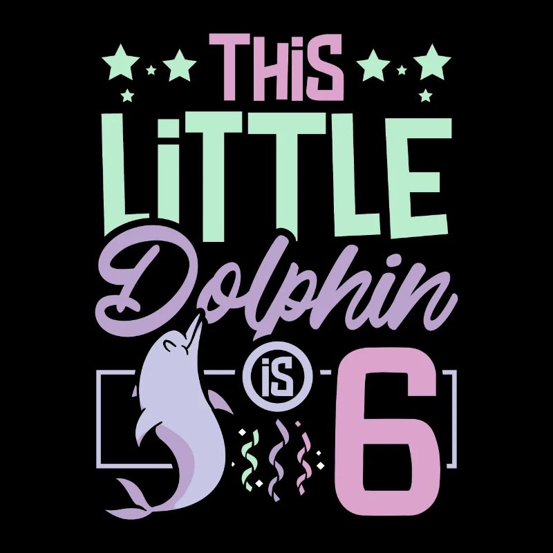 6 ans ce petit dauphin a 6ème anniversaire