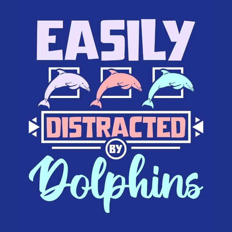 Facilement distrait par les dauphins