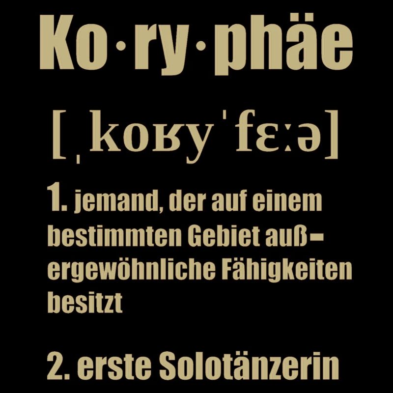 koryphäe in gold