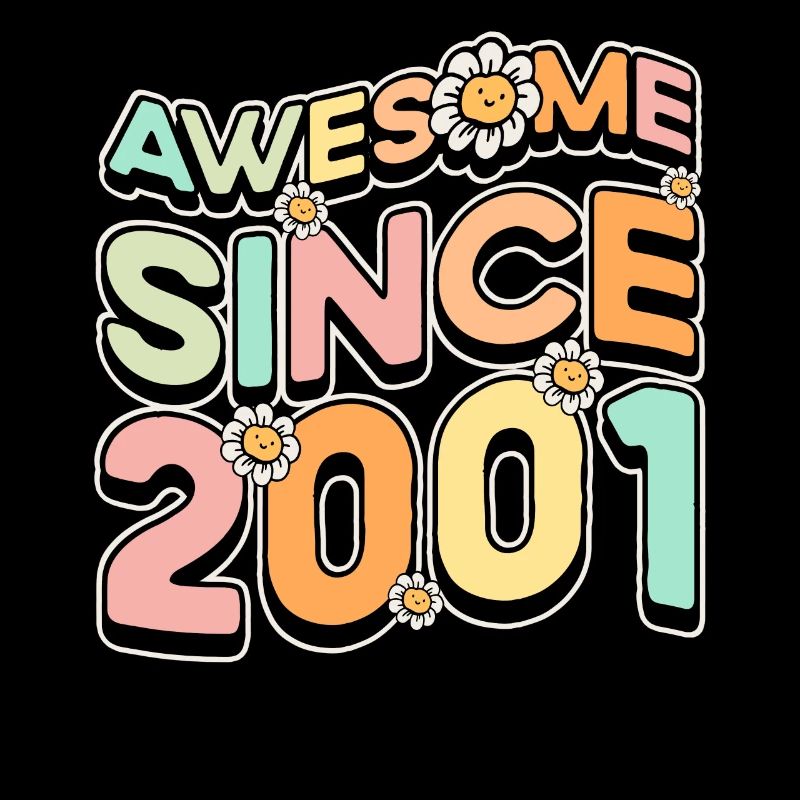 Fantastic Since 2001 flower theme