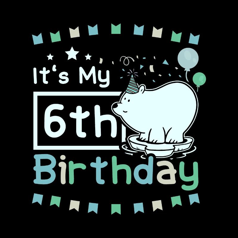 Polar bear 6 years old it's my 6th birthday