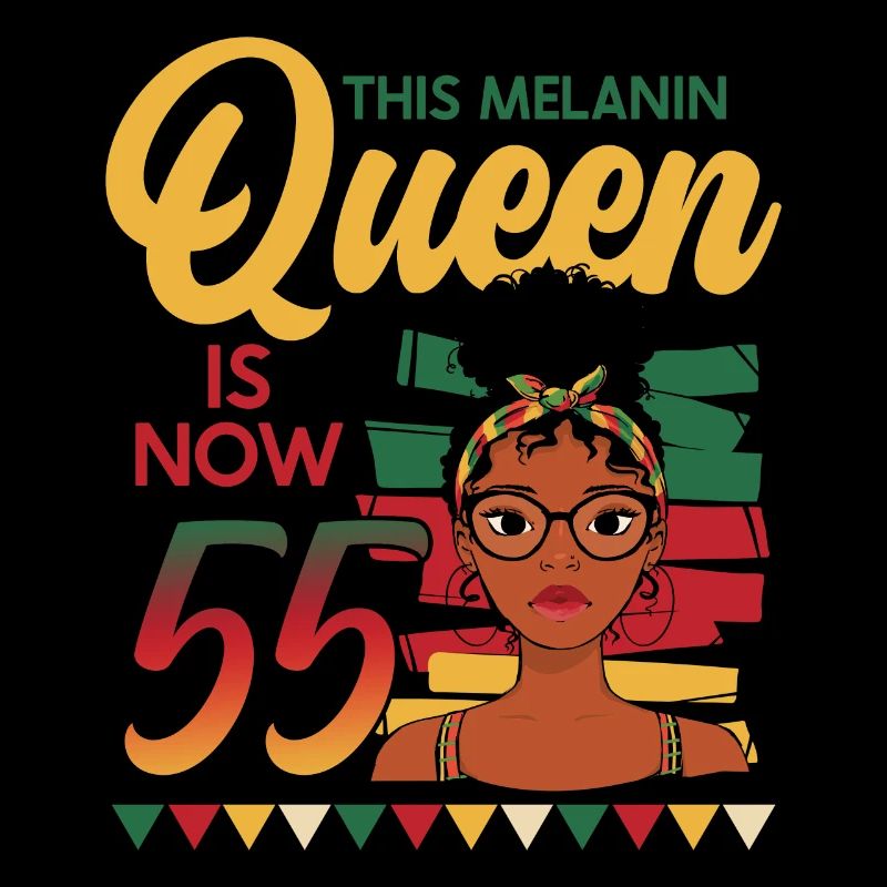 This melanin queen is now 55, 55th birthday