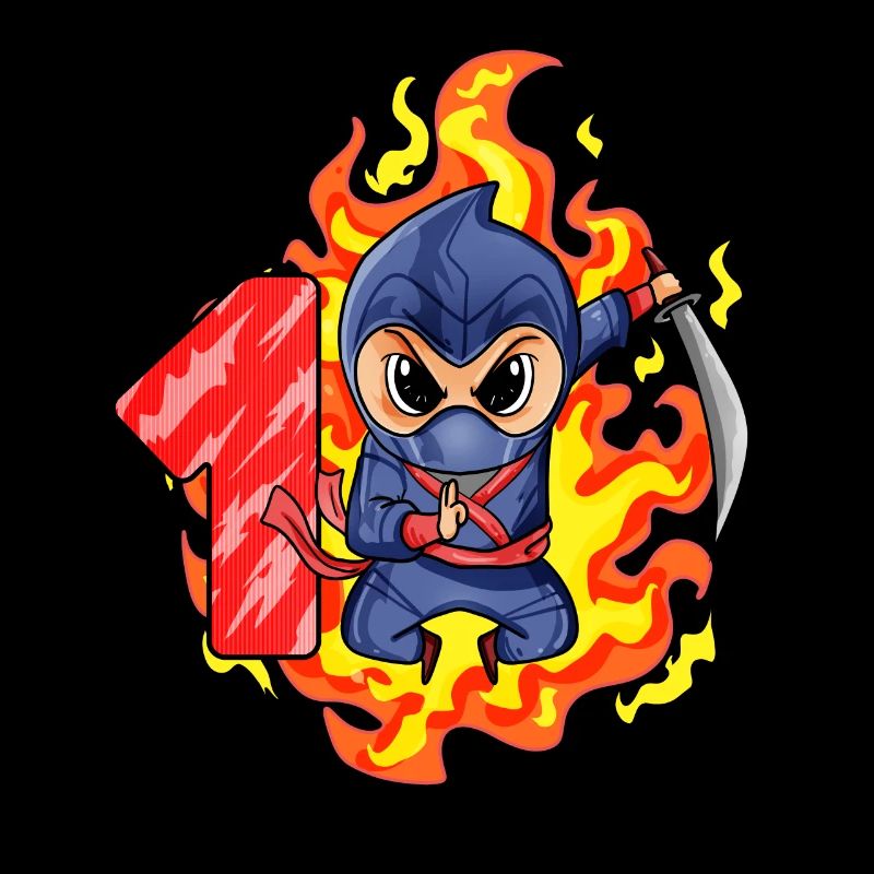 1er anniversaire Garçon 1 an Ninja