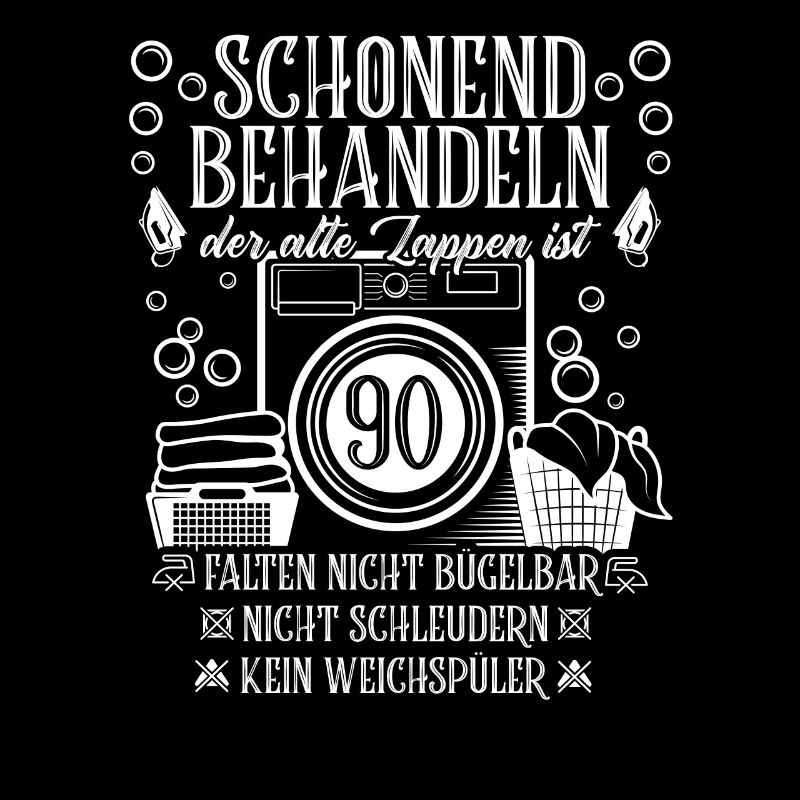 Schonend Behandeln neunzig Geschenk 90 Geburtstag