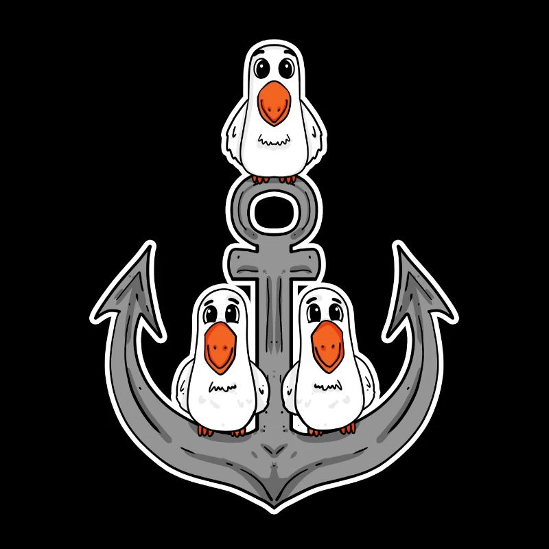 Mouettes Ancre de mouette