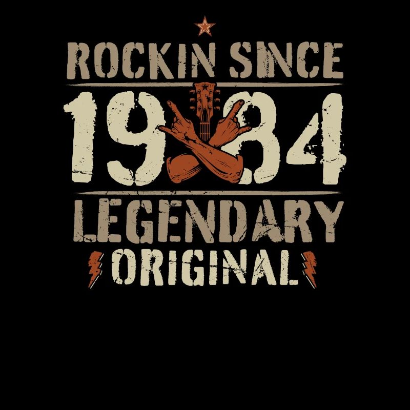 1984 38 years Rock and Roll birthday gift