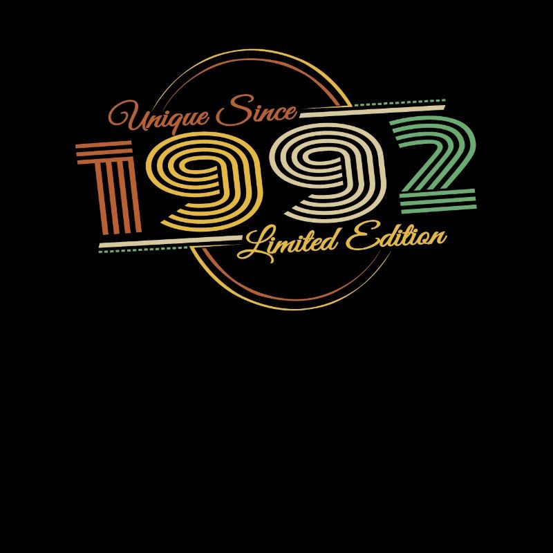 Unique since 1992 Retro Sayings 30th Birthday