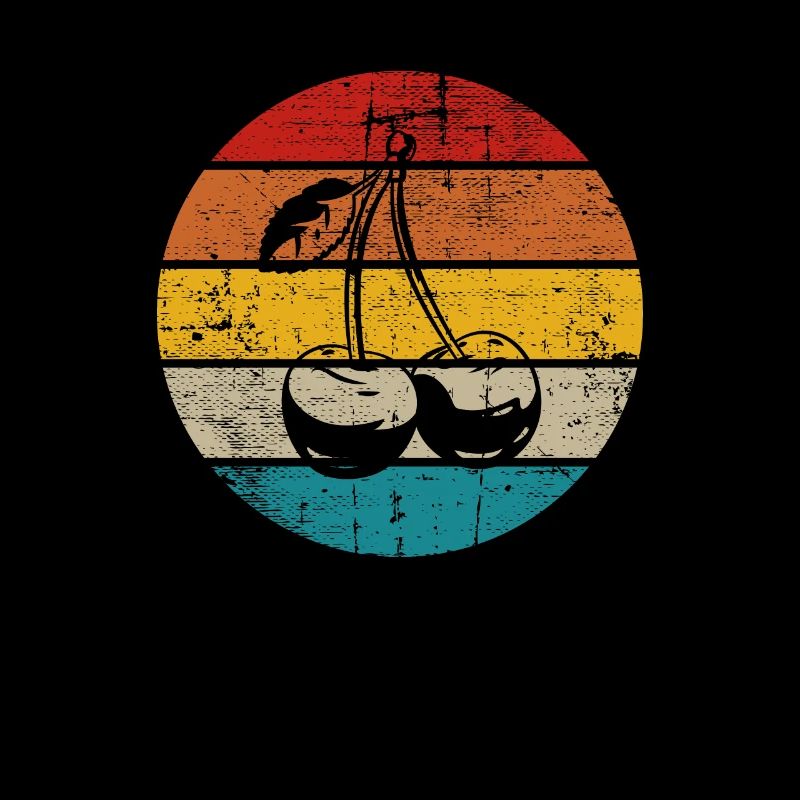 Cherry Fruit Lover Retro Healthy Gift idea