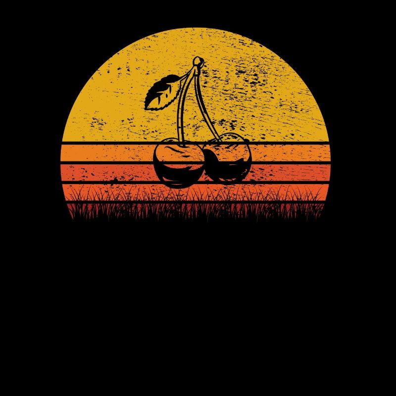 Cherry Fruit Lover Retro Healthy Gift idea