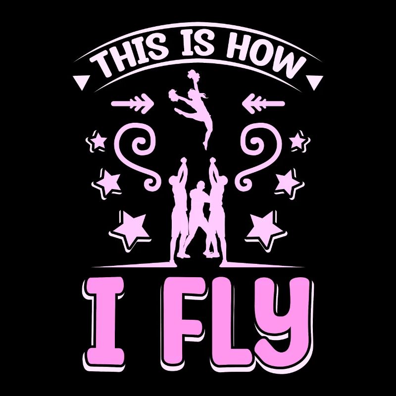 This is how I fly cheer girl