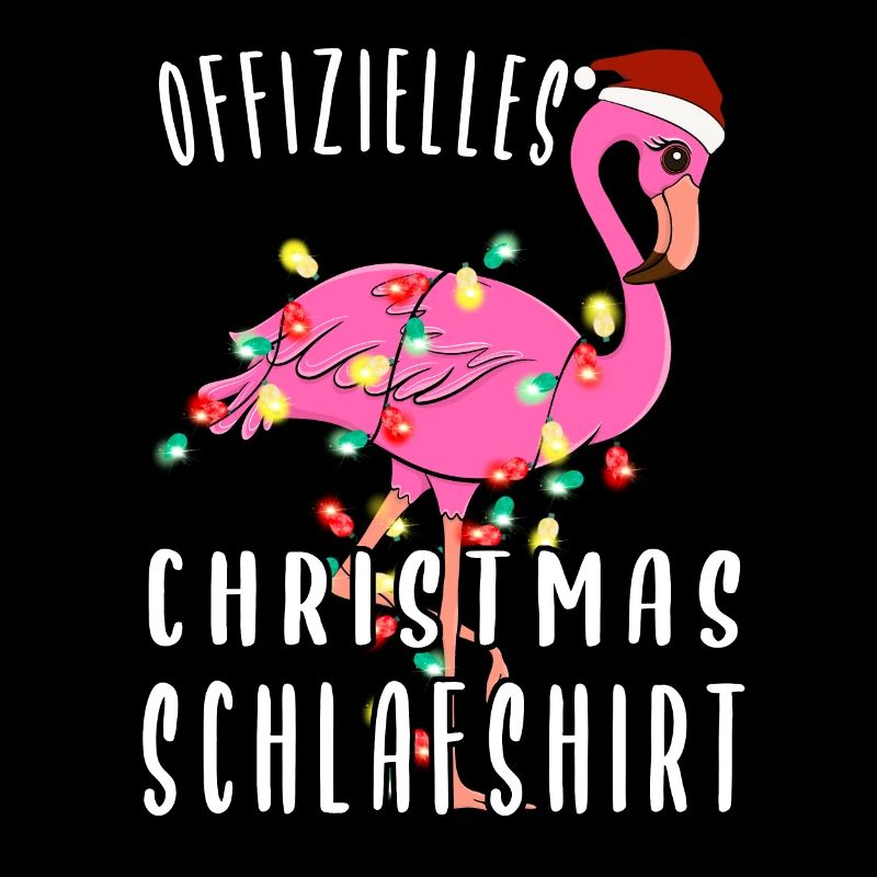 Flamingo Chemise de nuit de Noël